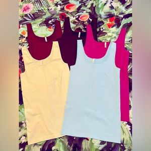 Set of 5 Skinnytees Tank Tops OS